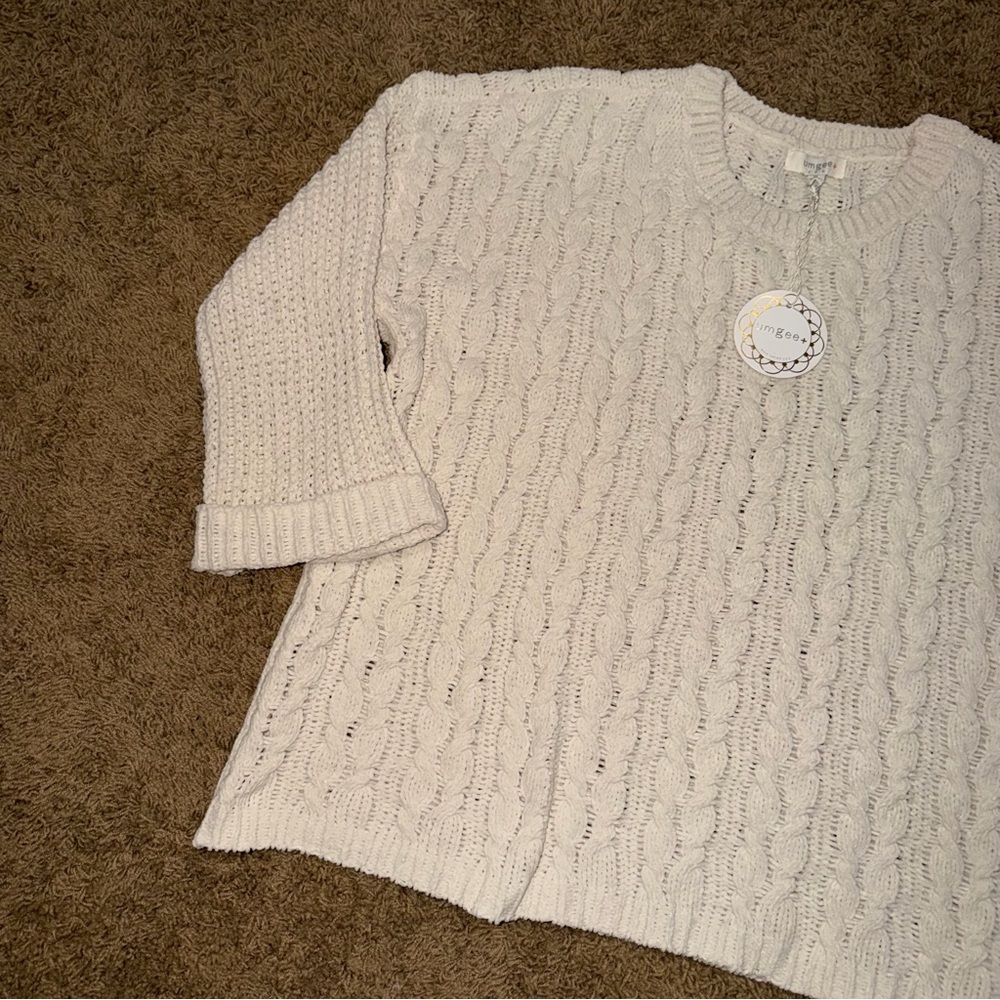 Women’s Umgee Knit Sweater Size XL - Picture 2 of 5
